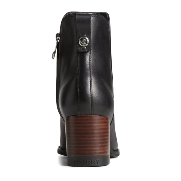 RARE Sperry Seaport Heel Water Resistant Leather Boot - Picture 4 of 7